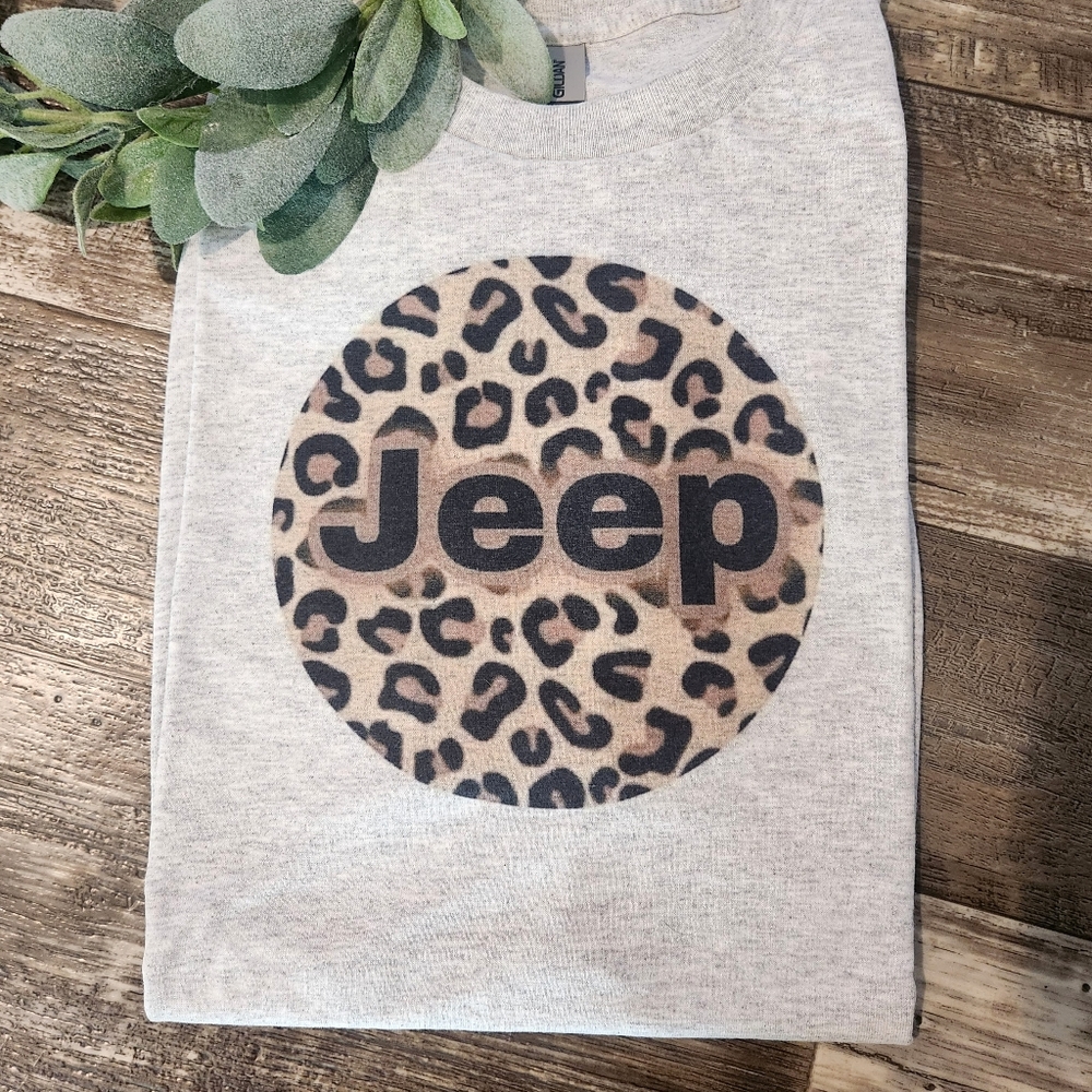 Jeep shirt cheetah print cute popular trending jeeping